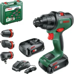 Bosch Groen AdvancedImpact 18 Set Accu Klopboor | 2x 18Volt 2.5Ah Li-Ion | +3 Koppen | +Koffer [0.603.9B5.10B]