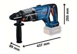 Bosch Professional GBH 18 V-28 DC Accu Boorhamer | SDS-Plus | 18 Volt | Basic | +XL-Boxx [0.611.919.001] -Makita Winkel Bosch Blauw GBH 18 V 28 DC 0.611.919.001 ext 3