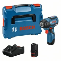 Bosch Professional GDS 12V-115 Professional Accu Slagmoersleutel | 12V 3.0Ah Li-Ion | 3/8 Vierkant | +L-Boxx [0.601.9E0.103]