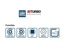 Bosch Professional GDS 18V-1000 C Accu Slagmoeraanzetter 1/2 Inch | 18V 8.0 Ah ProCore | +L-Boxx [0.601.9J8.002] -Makita Winkel Bosch Blauw GDS 18V 1000 C 0.601.9J8.002 ext 5