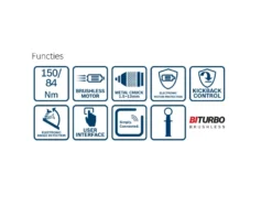 Bosch Professional GSB 18V-150 C Accu Klopboor | 18V | C-Ready | Borstelloos | Solo | +L-Boxx [0.601.9J5.102] -Makita Winkel Bosch Blauw GSR 18V 150 C 0.601.9J5.005 ext 4