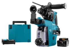 Makita DHR242RTJW Accu Combihamer SDS+ | 18 Volt 5.0 Ah | Stofbox | +MBox [DHR242] -Makita Winkel Makita DHR242RTJW DHR242 ext 12