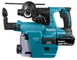 Makita DHR242RTJW Accu Combihamer SDS+ | 18 Volt 5.0 Ah | Stofbox | +MBox [DHR242] -Makita Winkel Makita DHR242RTJW DHR242 ext 18